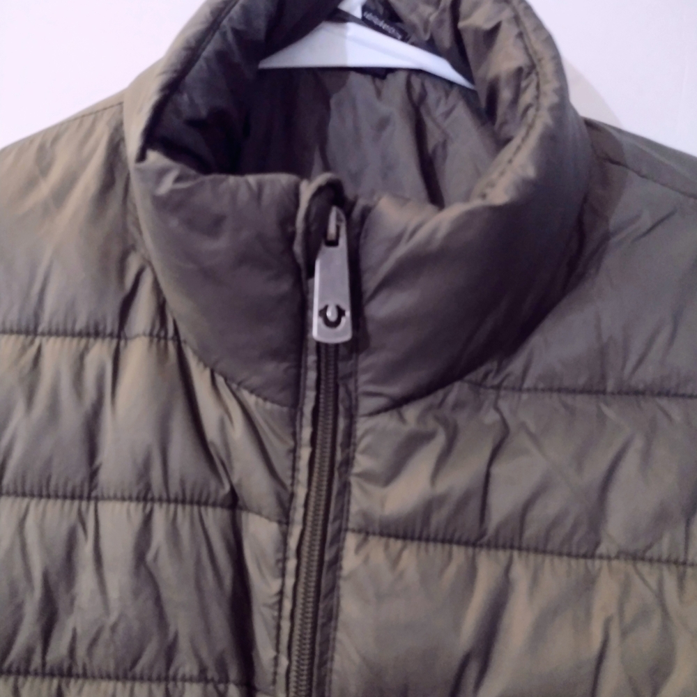 True Religion Men's Khaki Puffer Jacket